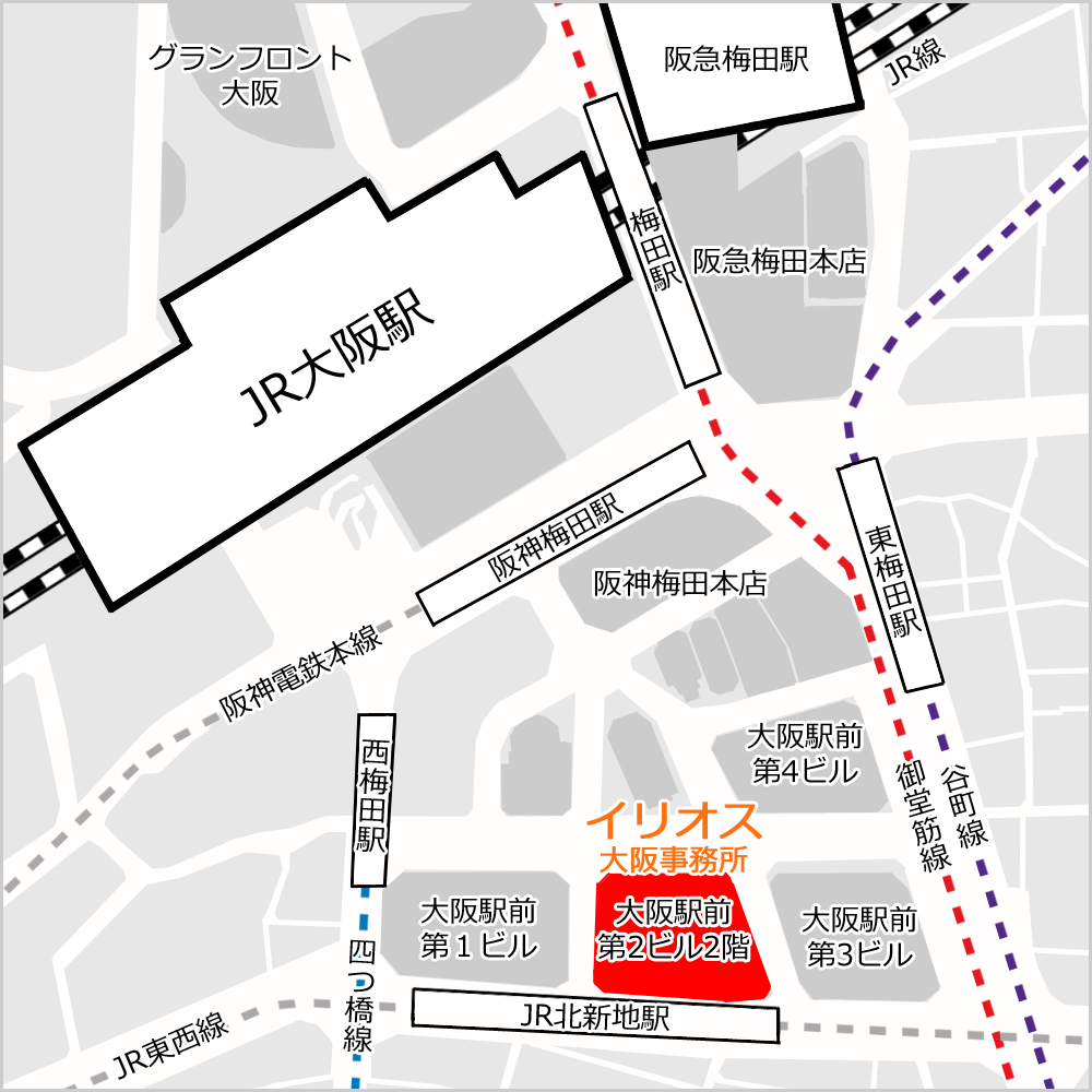 大阪事務所地図