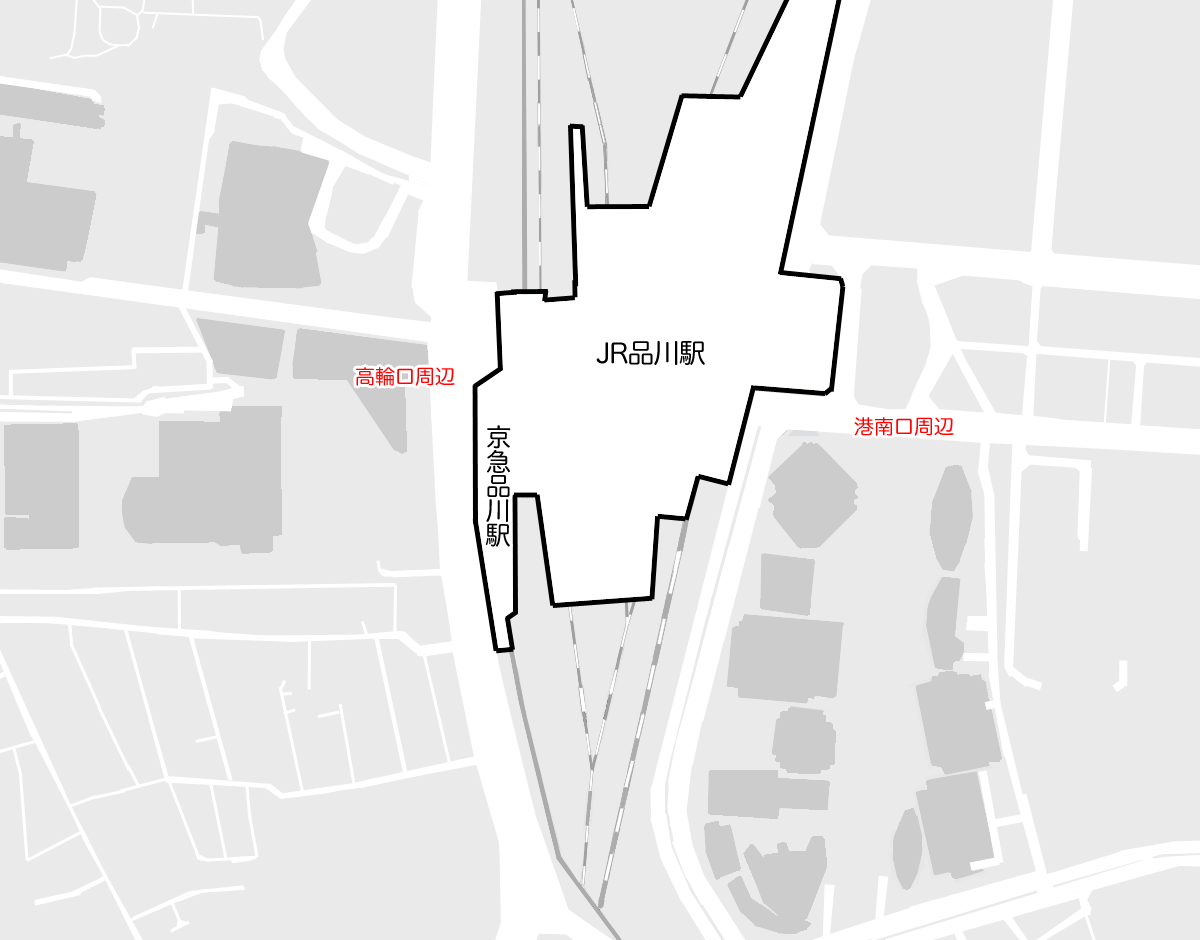 品川駅周辺マップ